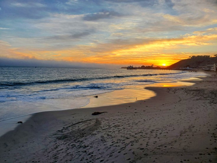 Sunset in Malibu, California