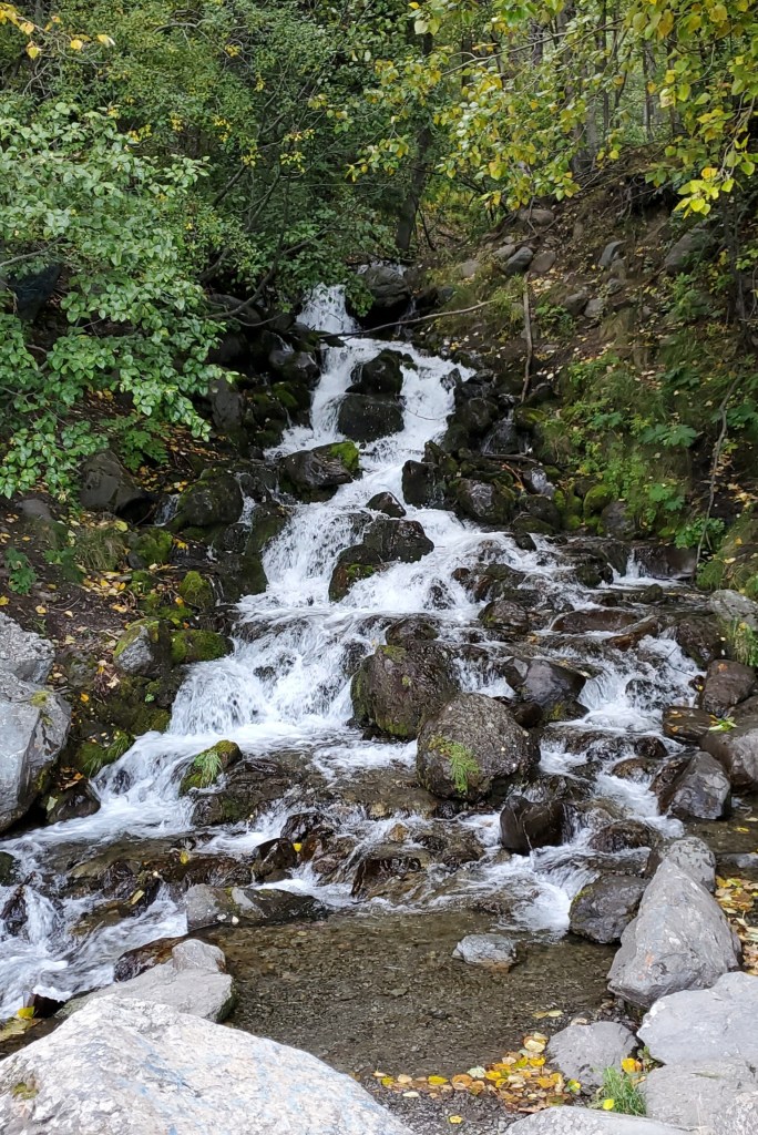 Waterfall in Anchorage, Alaska
